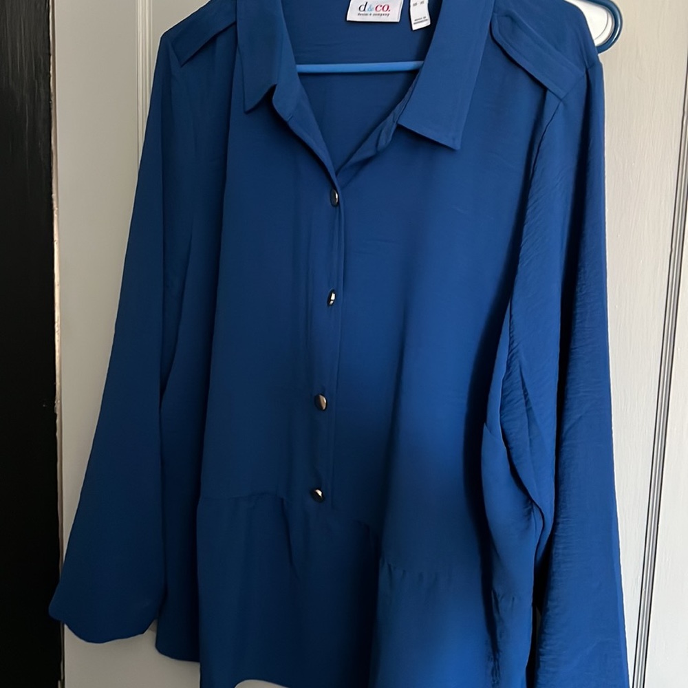 Blue blouse - Picture 2 of 6